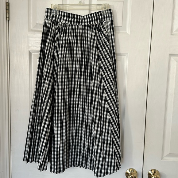 J.Crew Gwyneth Pleated Skirt Gingham XS - Picture 1 of 3